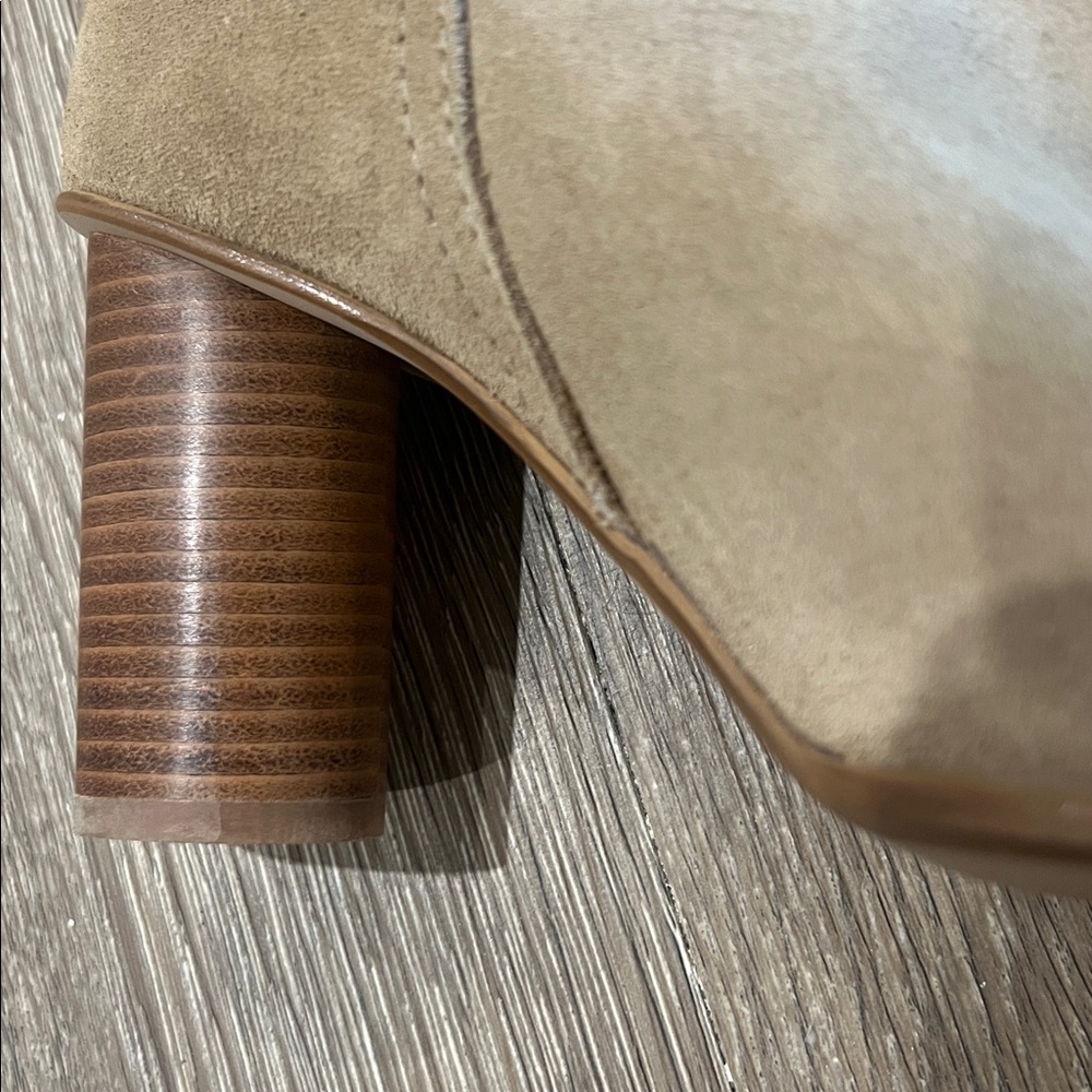 Zara Suede Leather Slouchy Boots Size 7.5 (EU38) - Picture 2 of 11
